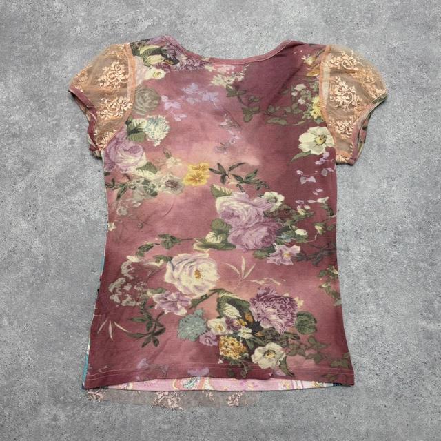 Paisley fairy embroidered tshirt