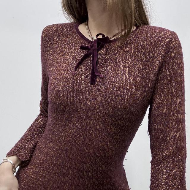 Flared purple gothic fairy jumper