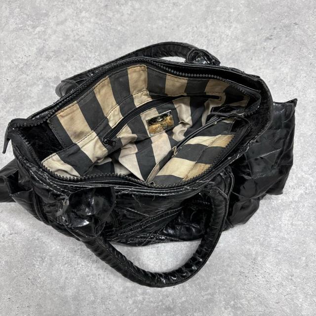 Black vivienne westwood shoulder bag