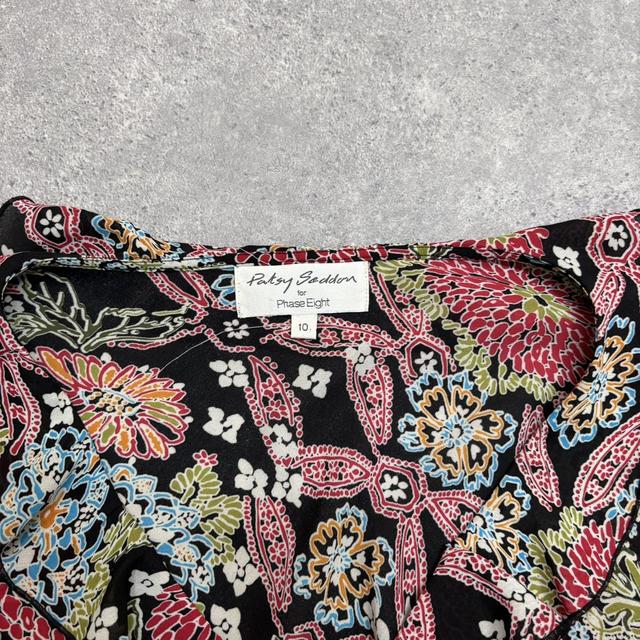 Sheer flared paisley fairy shirt