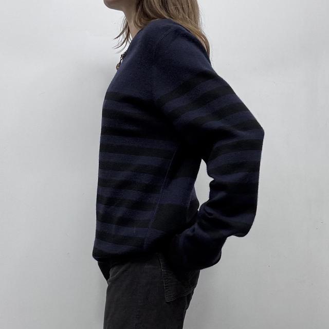 Striped Ami Paris oversized wool jumper