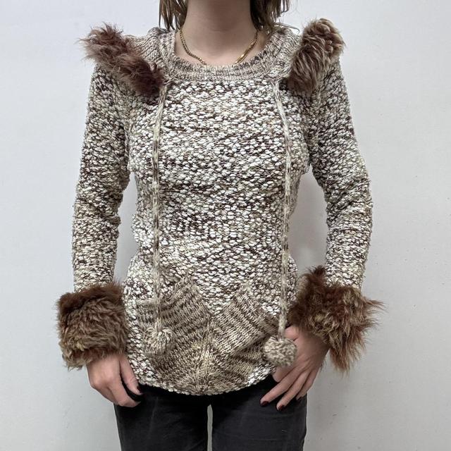 Fairy knit hoodie jumper