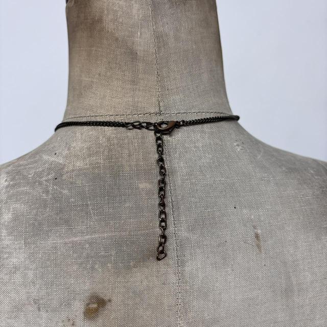 Flower chain boho grunge necklace