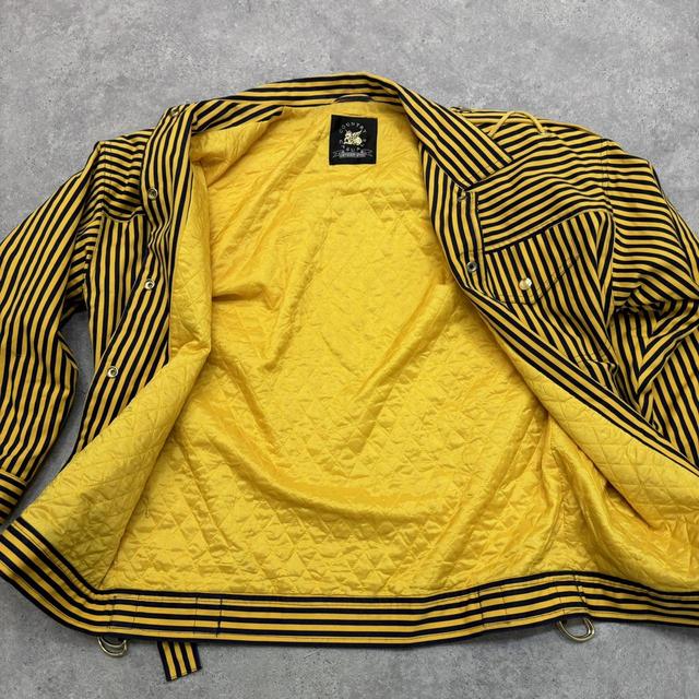 Pinstripe boxy oversized jacket