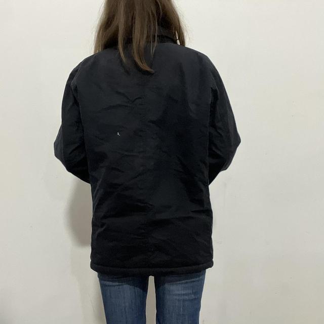 Distressed waxed cotton workwear jacket