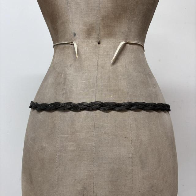 Metal braided link waistchain