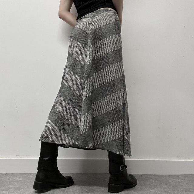 Checked gingham summer skirt