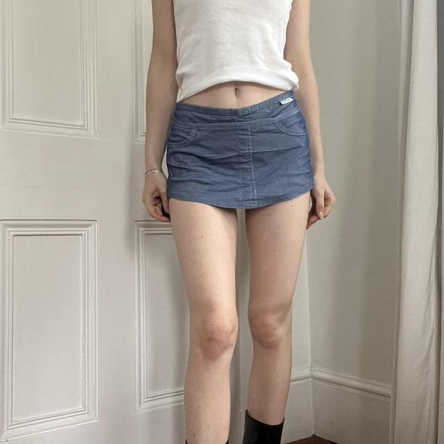 Denim Mini skort