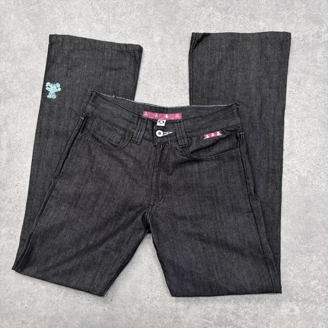 Dark wash salvage denim jeans