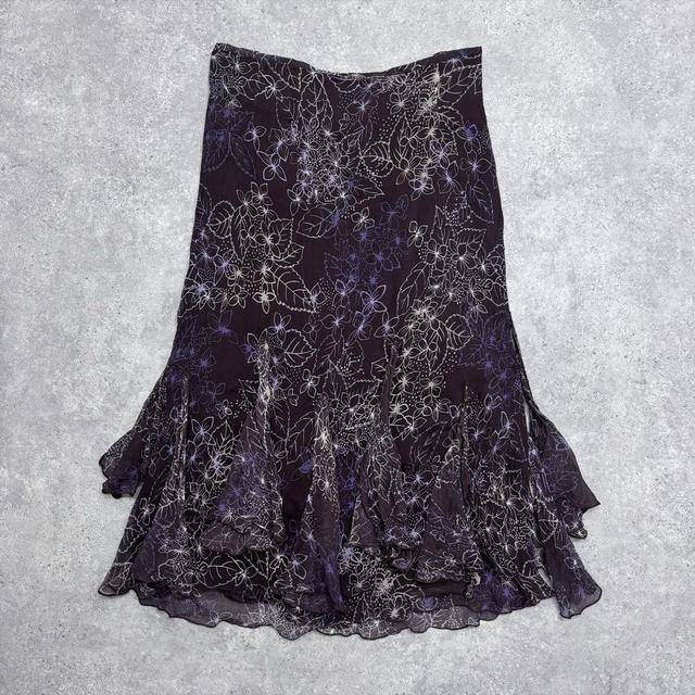 Sheer crinkle silk fairy skirt