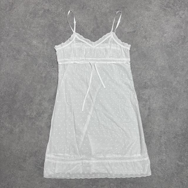 White cotton nightie slip dress