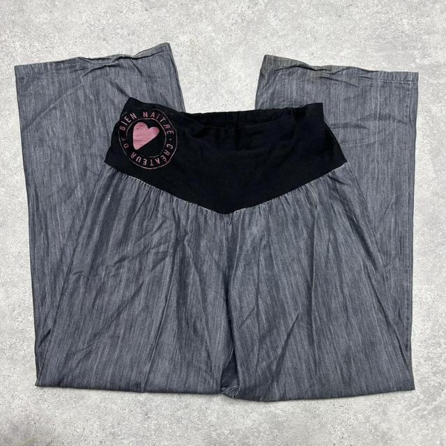 Fold over wide leg trousers