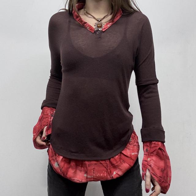 Floaty flare shirt blouse