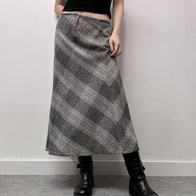Checked gingham summer skirt