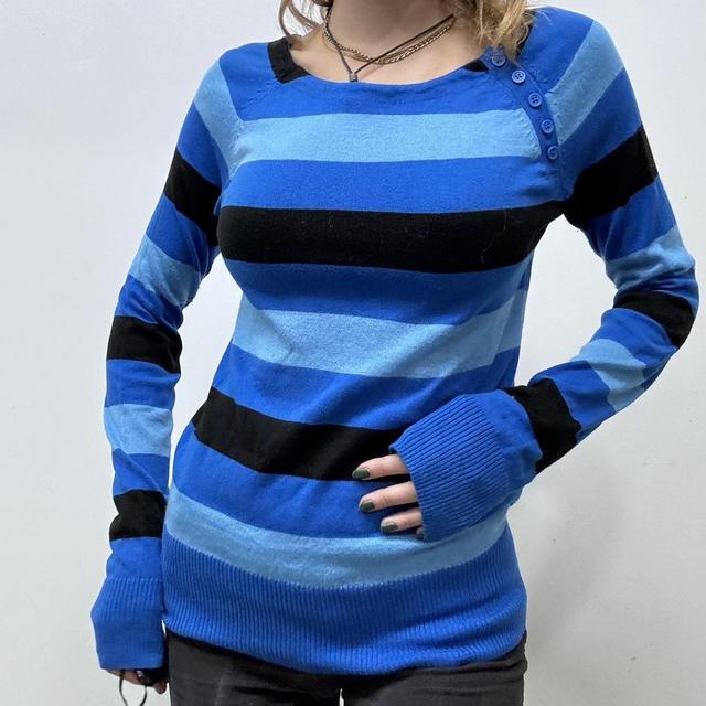 Vintage striped slouchy jumper