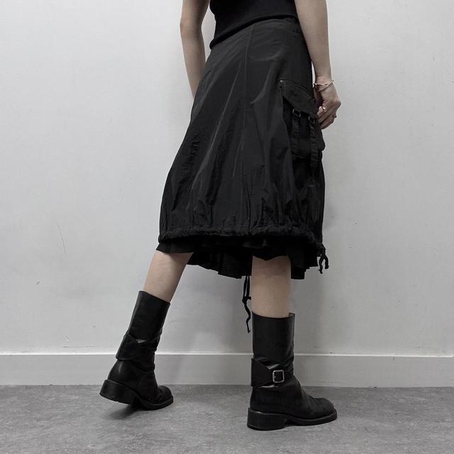 Grunge puff cargo grunge skirt