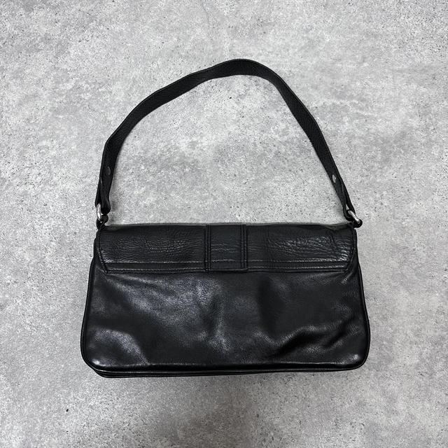 Black mini buckle bag