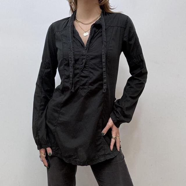 Black bow diesel shirt