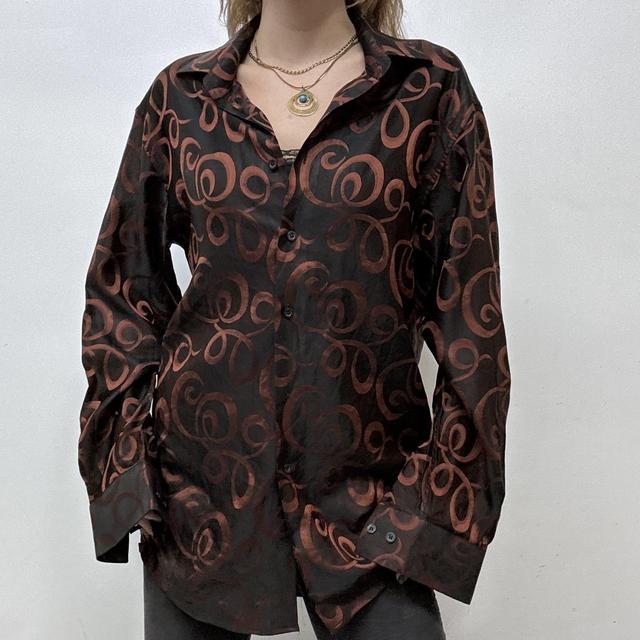 Vintage printed versace shirt