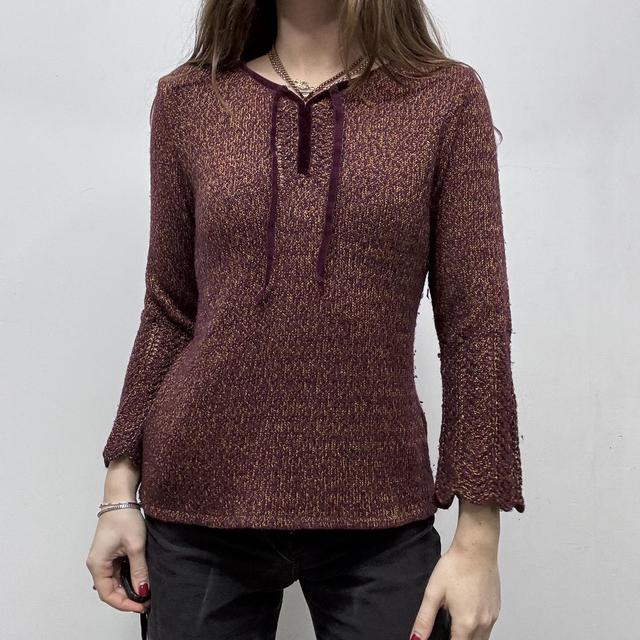 Flared purple gothic fairy jumper