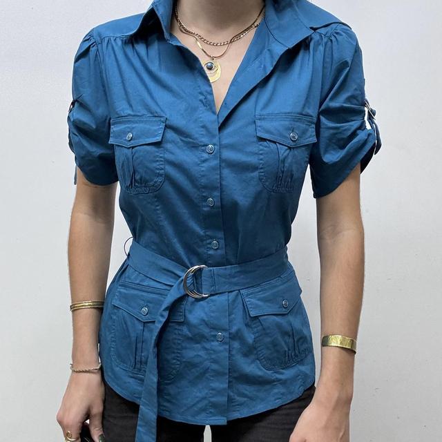 Vintage cargo fitted shirt