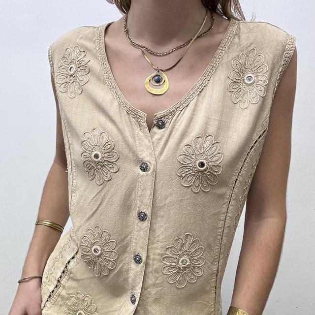 Hippie fairy floral blouse