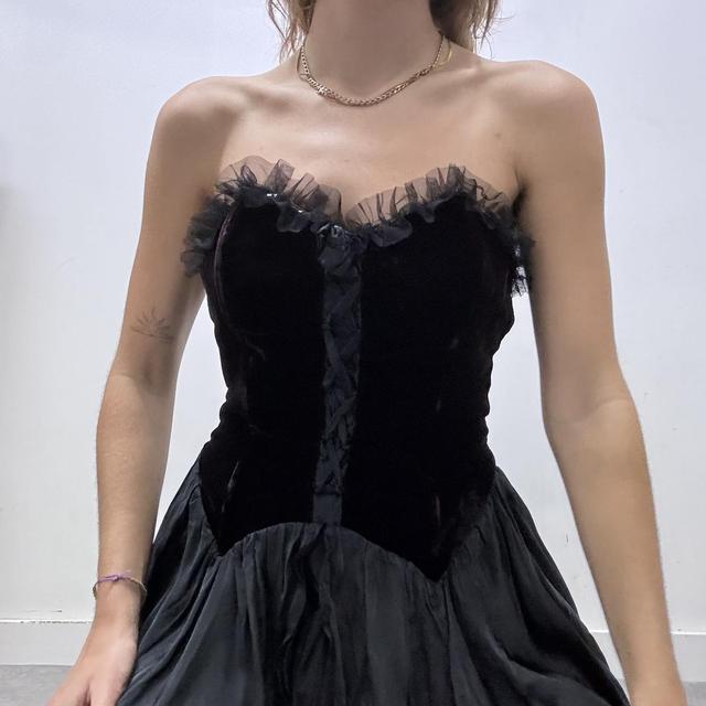 Gothic grunge corset dress