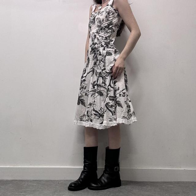 Floral printed summer dress