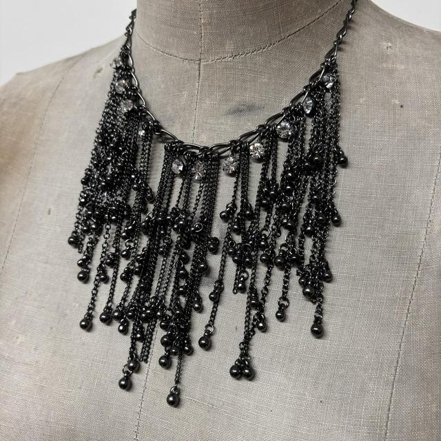 Gothic grunge chain necklace