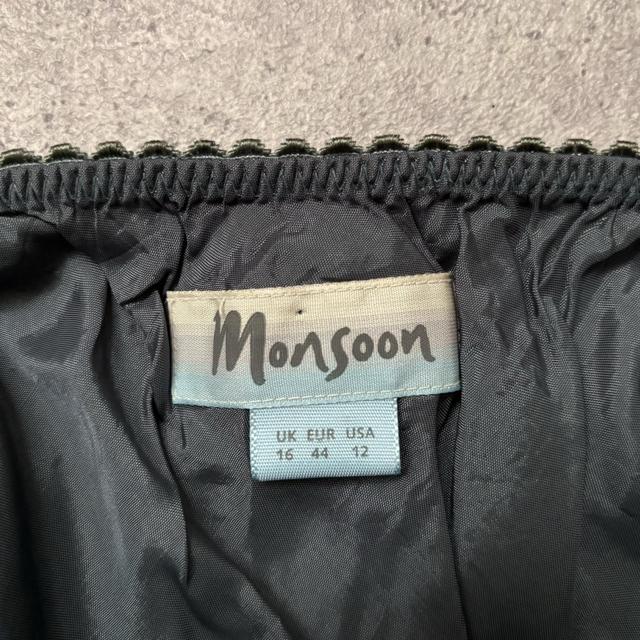 Pinstripe bias cut skirt