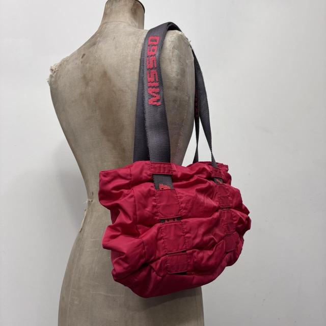Red puffer miss sixty bag