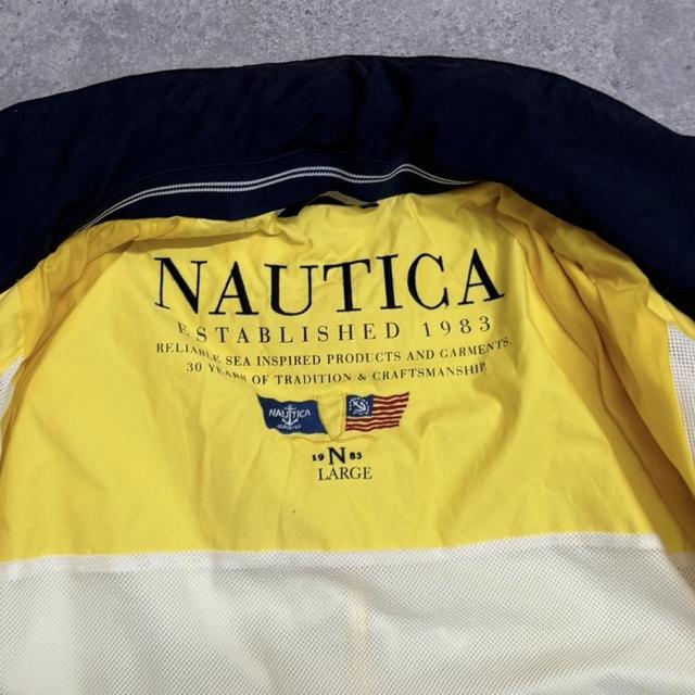 Yellow nautica jacket windbreaker