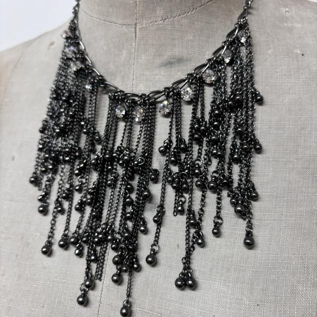 Gothic grunge chain necklace