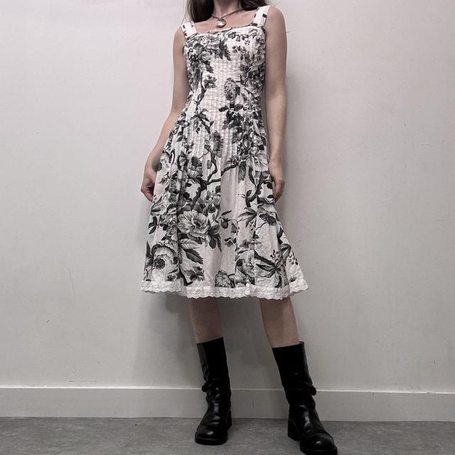 Floral printed summer dress