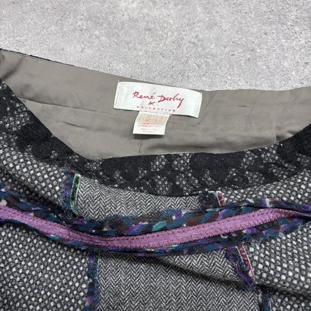 Flared fairy tweed skirt