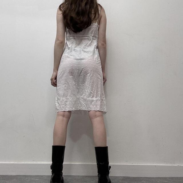 White cotton nightie slip dress