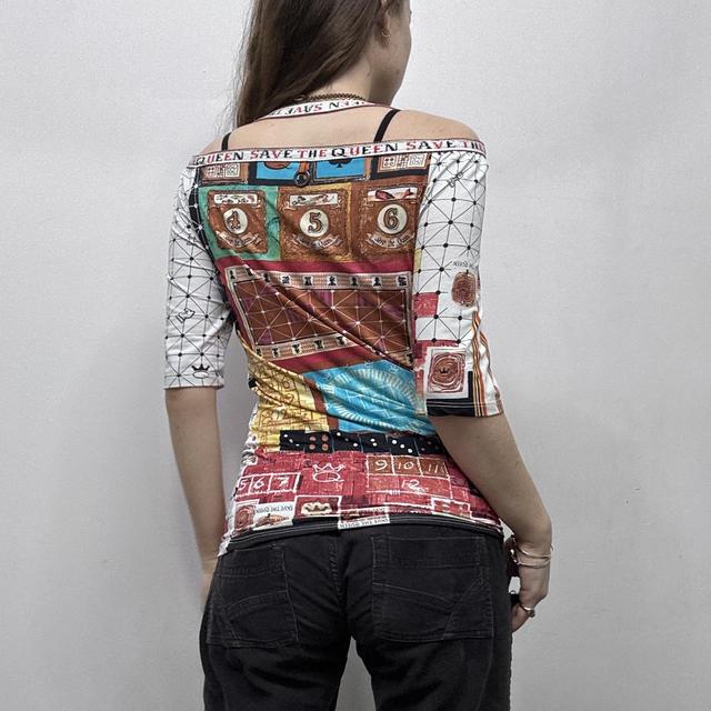 Save the Queen graphic halter tshirt