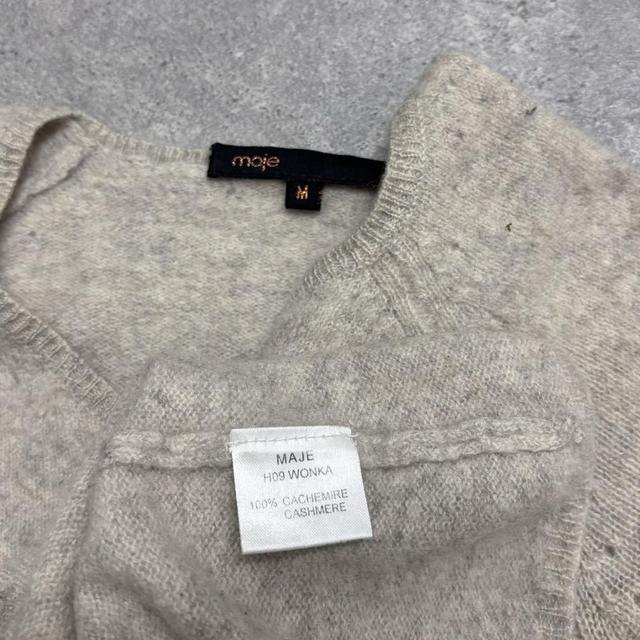 Sheer knit cashmere jumper