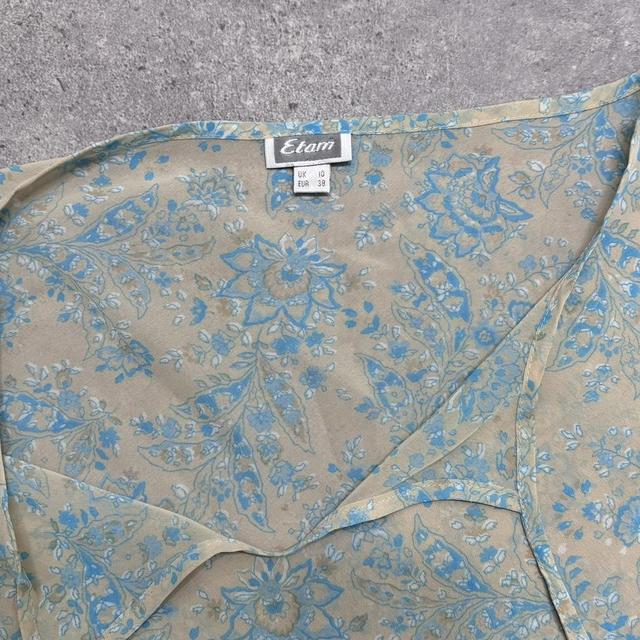 Flared paisley fairy blouse