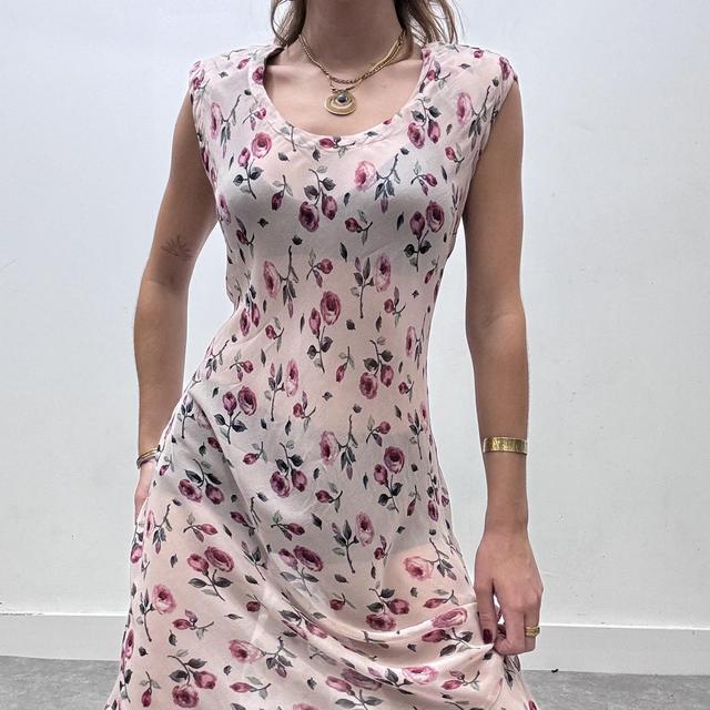Sheer floaty bias cut maxi dress
