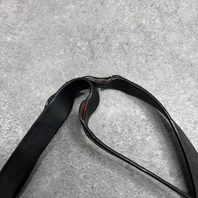 Black suede leather shoulder bag