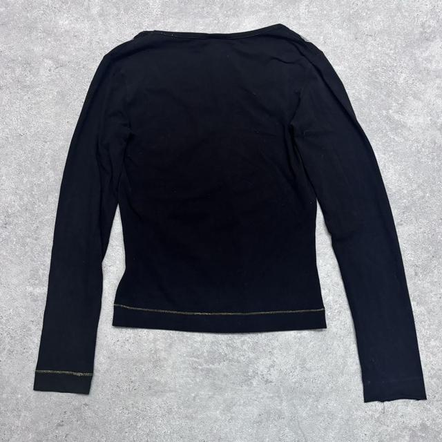 Cavalli bow graphic print ballerina tshirt