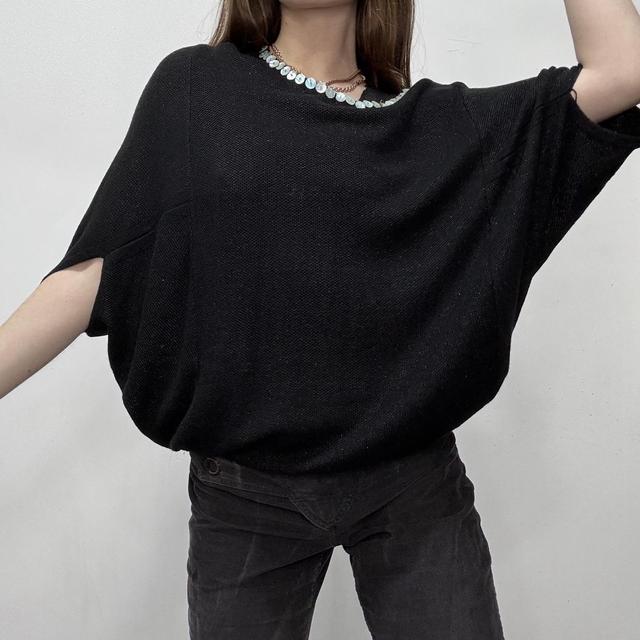 Slouchy oversized knit jumper