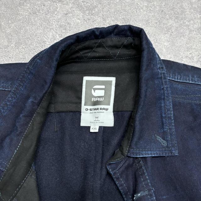 Navy denim chore vintage jacket