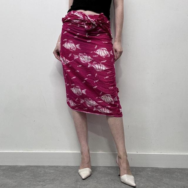 Vintage wrap skirt sarong
