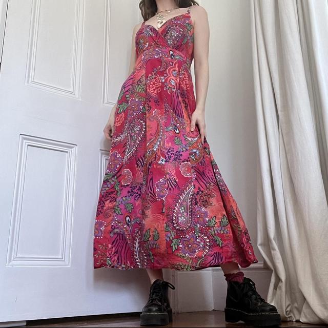 Paisley floral summer dress