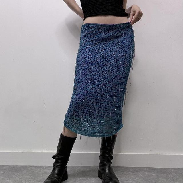 Crochet karen Millen bead skirt