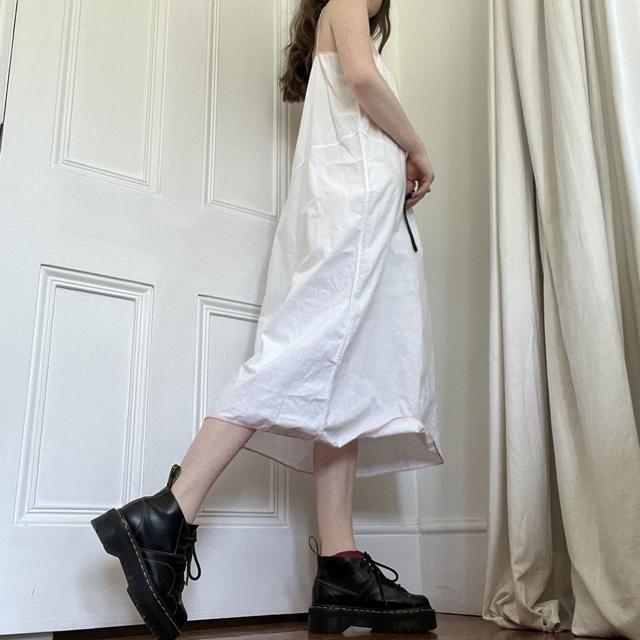 Vintage antique linen slip dress