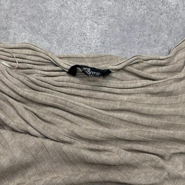 Batwing cowl neck knit jumper