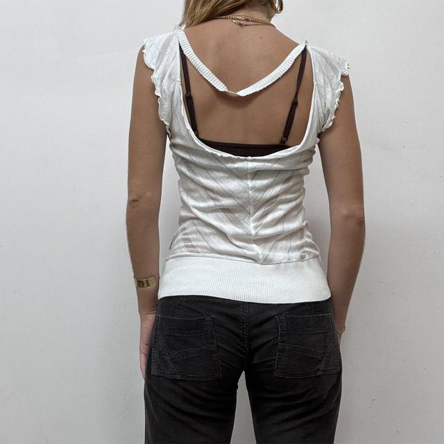 Floaty ruffle cotton cami